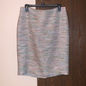 Brand: Ann Taylor pencil skirt, Size: 10, Color: Multi